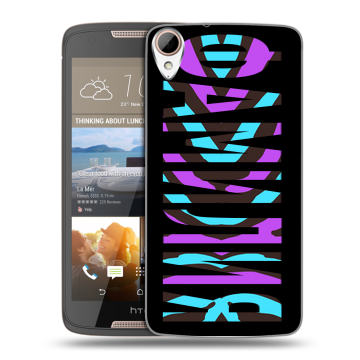 Силиконовый чехол на HTC Desire 828 с принтом ФАМИЛИЯ