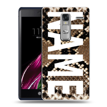 Пластиковый чехол на LG Class с принтом NAME