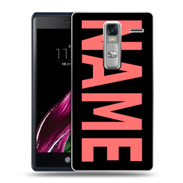 Пластиковый чехол на LG Class с принтом NAME