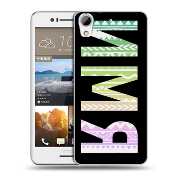 Пластиковый чехол на HTC Desire 728 с принтом ИМЯ
