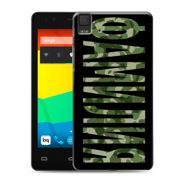 Силиконовый чехол на BQ Aquaris E4.5 с принтом ФАМИЛИЯ
