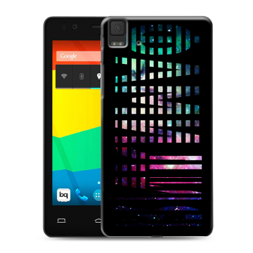 Силиконовый чехол на BQ Aquaris E4.5 с принтом ФАМИЛИЯ