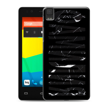 Силиконовый чехол на BQ Aquaris E4.5 с принтом ФАМИЛИЯ