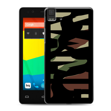 Силиконовый чехол на BQ Aquaris E4.5 с принтом NAME