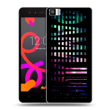 Силиконовый чехол на BQ Aquaris M5 с принтом ФАМИЛИЯ