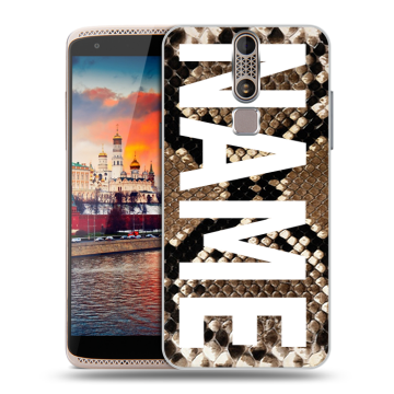 Пластиковый чехол на ZTE Axon Mini с принтом NAME