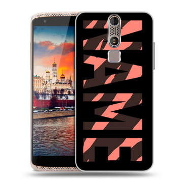 Пластиковый чехол на ZTE Axon Mini с принтом NAME