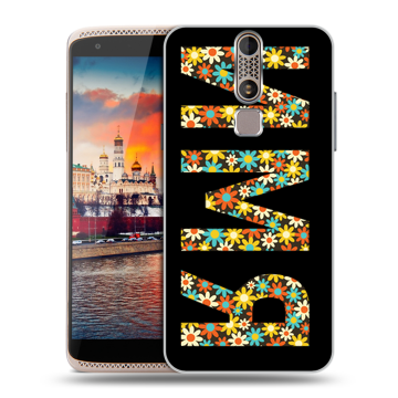 Пластиковый чехол на ZTE Axon Mini с принтом ИМЯ