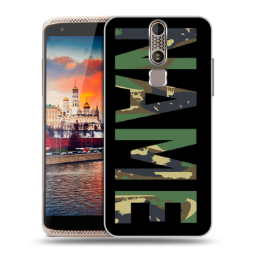 Пластиковый чехол на ZTE Axon Mini с принтом NAME