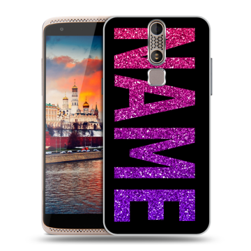 Пластиковый чехол на ZTE Axon Mini с принтом NAME