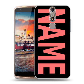 Пластиковый чехол на ZTE Axon Mini с принтом NAME