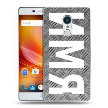 Силиконовый чехол на ZTE Blade X9 с принтом ИМЯ