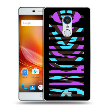 Силиконовый чехол на ZTE Blade X9 с принтом ФАМИЛИЯ