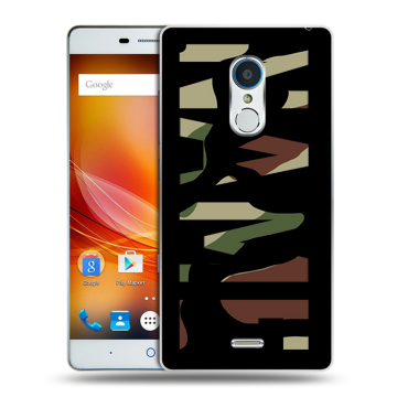 Силиконовый чехол на ZTE Blade X9 с принтом NAME