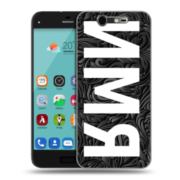 Силиконовый чехол на ZTE Blade S7 с принтом ИМЯ