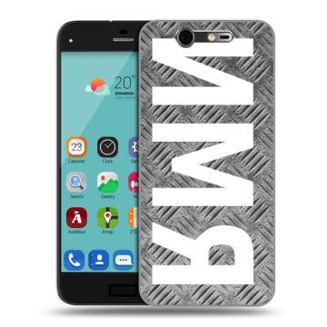 Силиконовый чехол на ZTE Blade S7 с принтом ИМЯ