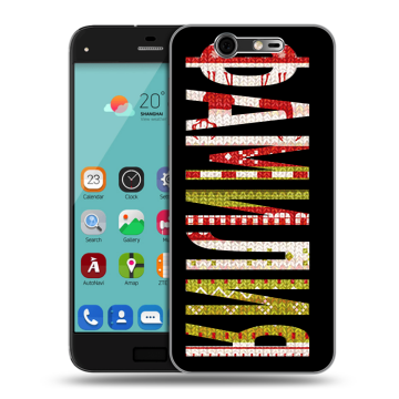 Силиконовый чехол на ZTE Blade S7 с принтом ФАМИЛИЯ