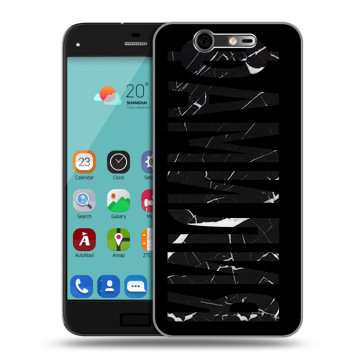 Силиконовый чехол на ZTE Blade S7 с принтом ФАМИЛИЯ