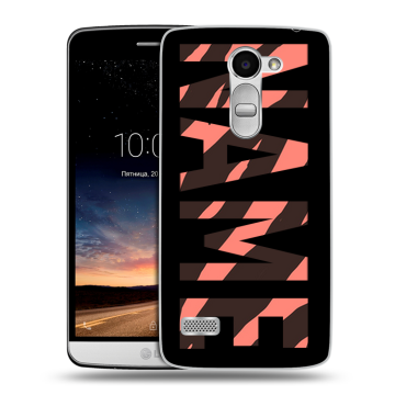 Пластиковый чехол на LG Ray с принтом NAME