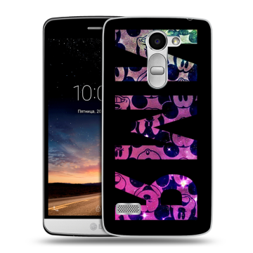 Пластиковый чехол на LG Ray с принтом ИМЯ