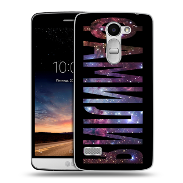 Пластиковый чехол на LG Ray с принтом ФАМИЛИЯ