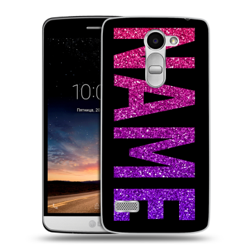 Пластиковый чехол на LG Ray с принтом NAME