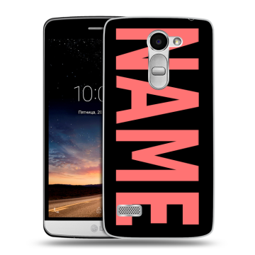 Пластиковый чехол на LG Ray с принтом NAME