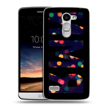 Пластиковый чехол на LG Ray с принтом ИМЯ