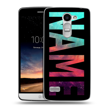 Пластиковый чехол на LG Ray с принтом NAME