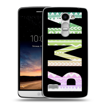 Пластиковый чехол на LG Ray с принтом ИМЯ