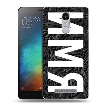 Пластиковый чехол на Xiaomi RedMi Note 3 с принтом ИМЯ
