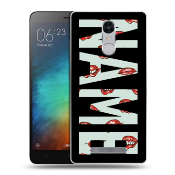 Пластиковый чехол на Xiaomi RedMi Note 3 с принтом NAME