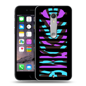 Пластиковый чехол на Motorola Moto X Style с принтом ФАМИЛИЯ