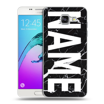 Силиконовый чехол на Samsung Galaxy A5 (2016) с принтом NAME