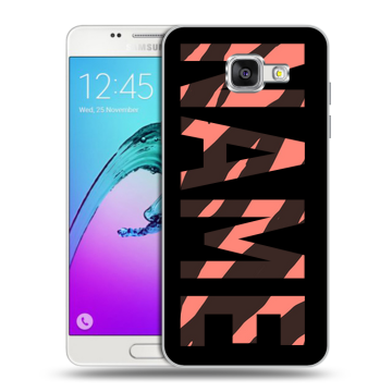 Силиконовый чехол на Samsung Galaxy A5 (2016) с принтом NAME