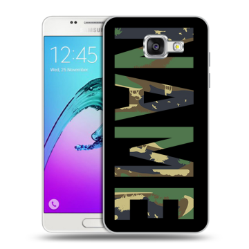 Силиконовый чехол на Samsung Galaxy A5 (2016) с принтом NAME