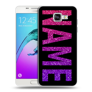 Силиконовый чехол на Samsung Galaxy A5 (2016) с принтом NAME