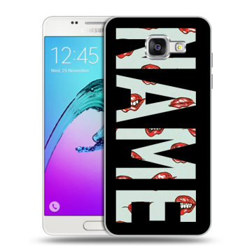 Силиконовый чехол на Samsung Galaxy A5 (2016) с принтом NAME