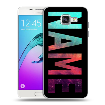 Силиконовый чехол на Samsung Galaxy A5 (2016) с принтом NAME