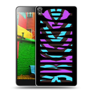 Силиконовый чехол на Lenovo Phab с принтом ФАМИЛИЯ