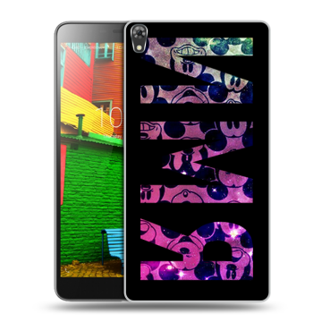 Силиконовый чехол на Lenovo Phab с принтом ИМЯ