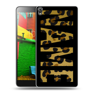 Силиконовый чехол на Lenovo Phab с принтом NAME