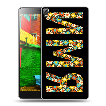 Силиконовый чехол на Lenovo Phab с принтом ИМЯ