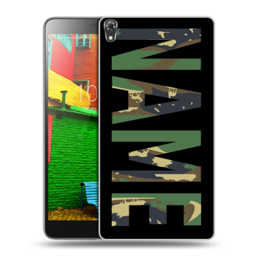 Силиконовый чехол на Lenovo Phab с принтом NAME