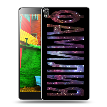 Силиконовый чехол на Lenovo Phab с принтом ФАМИЛИЯ