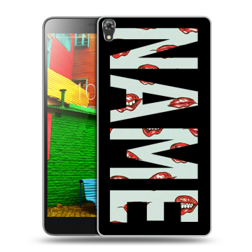 Силиконовый чехол на Lenovo Phab с принтом NAME