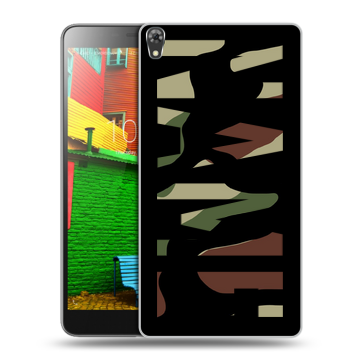 Силиконовый чехол на Lenovo Phab с принтом NAME