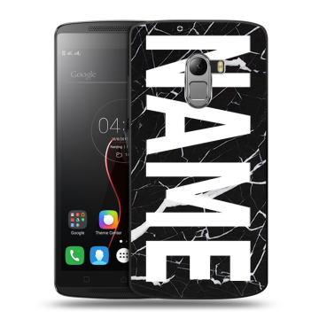 Силиконовый чехол на Lenovo A7010 с принтом NAME