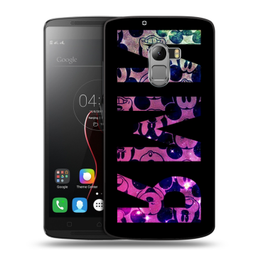 Силиконовый чехол на Lenovo A7010 с принтом ИМЯ