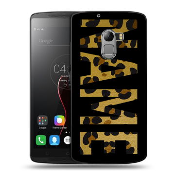 Силиконовый чехол на Lenovo A7010 с принтом NAME